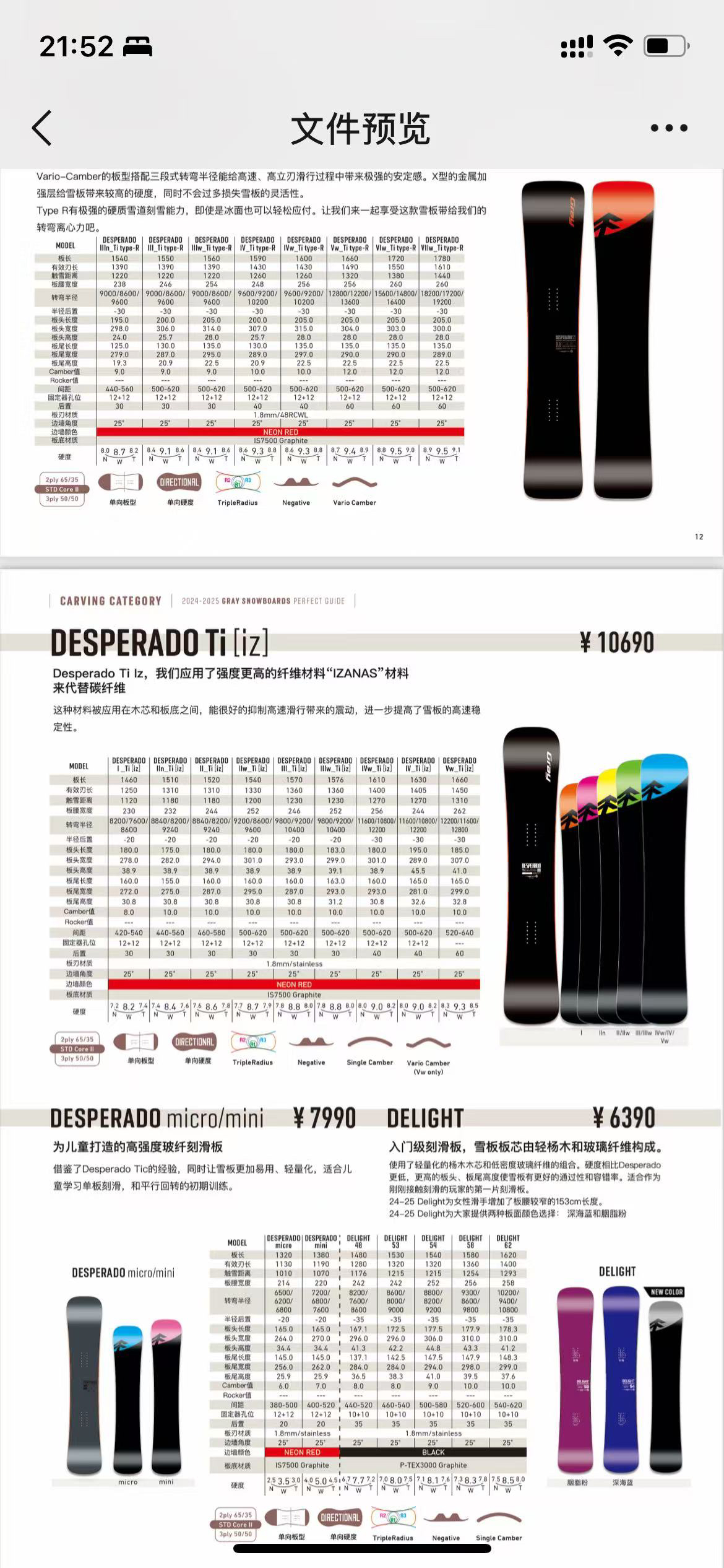 GRAY 小树刻滑板  DESPERADO TIIZ 152