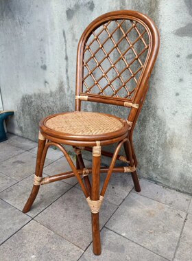 印尼藤餐椅藤休闲椅藤椅办公家具