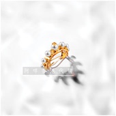 巴尔曼Balmain Hair 限量珍珠镀金B字logo一字夹弹簧夹发夹