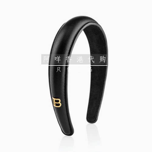 BALMAINHAIR真皮限量黑色发箍