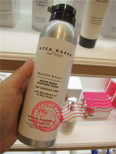 意大利 ACCA KAPPA 白苔WHITE MOSS软肤滋润剃须泡沫shaving foam
