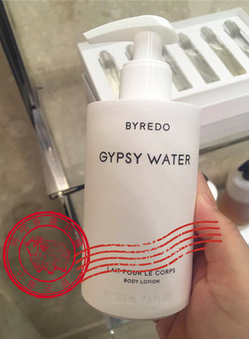 瑞典 BYREDO Gypsy Water 流浪者之歌/吉普赛身体乳 BODY LOTION