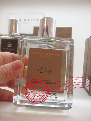 意大利 ACCA KAPPA 1869 皮革味 男士古龙香水 温暖感 100ML