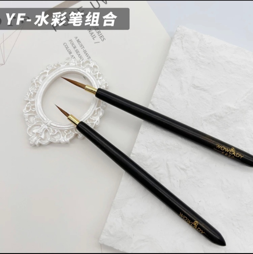 WOWLADY语菲初彩优选美甲店专用彩绘工具水彩绘画笔刷柔软顺滑