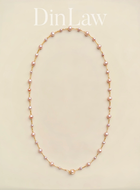 巴洛克925银淡水珍珠项链