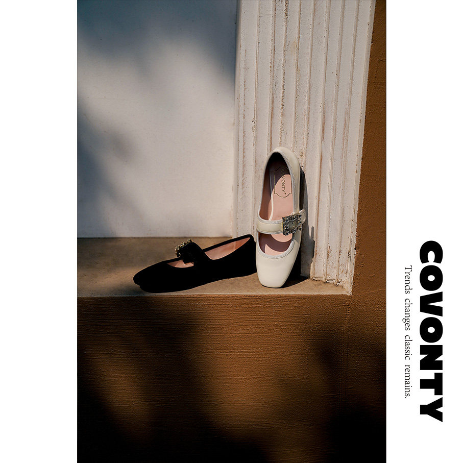 【仅剩36码售完不补断码清仓】单鞋女申敏儿玛丽珍水钻扣平底漆皮,女鞋,玛丽珍鞋,淘宝优惠券,粉丝福利购,淘宝优惠卷