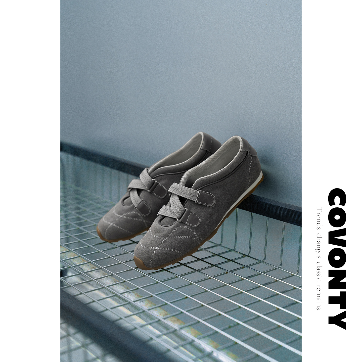 足球休闲鞋魔术贴运动德训板鞋女