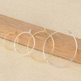 Аксессуар, аксессуары, серьги, серебро 925 пробы, простой и элегантный дизайн, японские и корейские