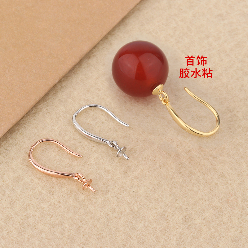 庭祥凯s925耳托白金色