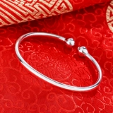 Серебряный браслет для друга, серебро 925 пробы, простой и элегантный дизайн, серебро 999 пробы