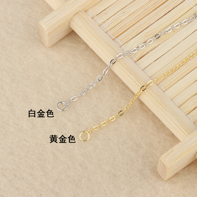 diy纯银手工十字链流苏耳勾