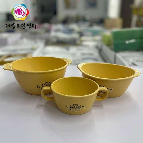韩国进口儿童餐具ECOIN CORN玉米淀粉碗防摔宝宝专用饭碗带把防烫