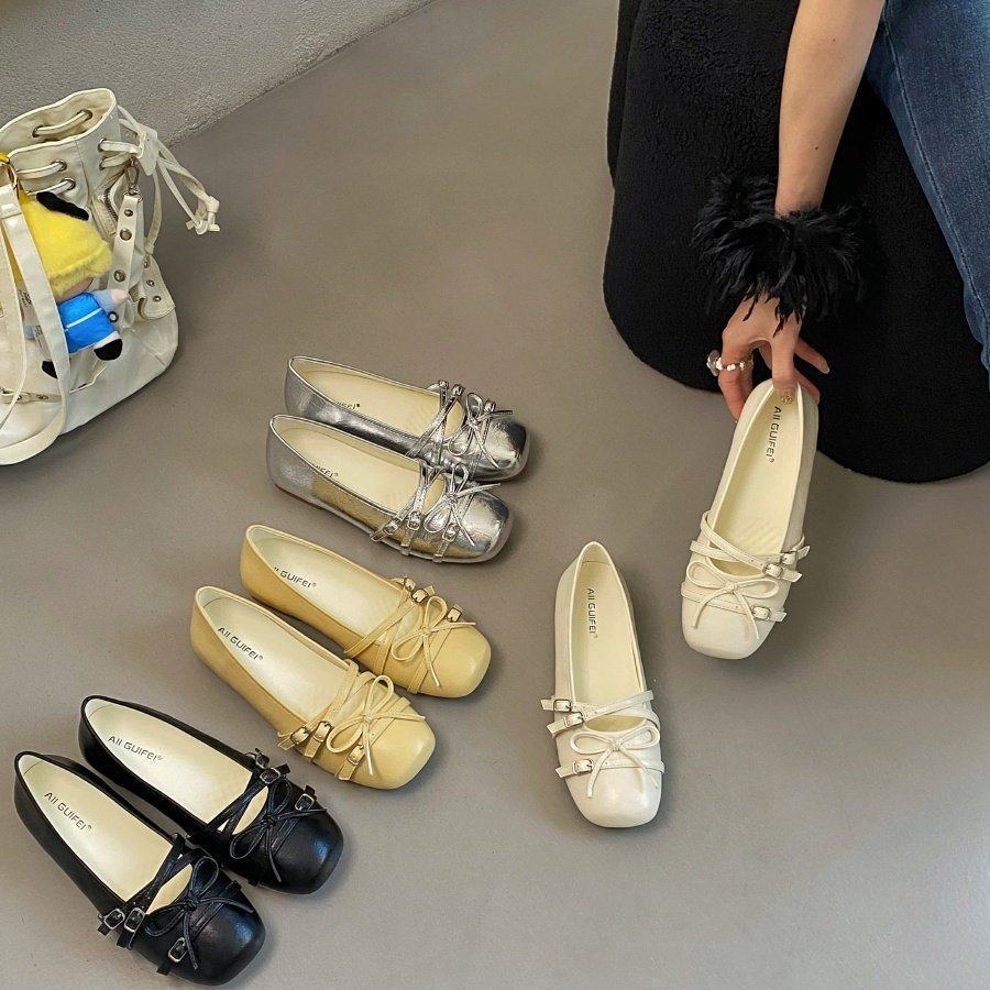 2026新款法式浅口蝴蝶结玛丽珍鞋女平底一字扣带芭蕾舞鞋配裙单鞋,女鞋,玛丽珍鞋,淘宝优惠券,粉丝福利购,淘宝优惠卷