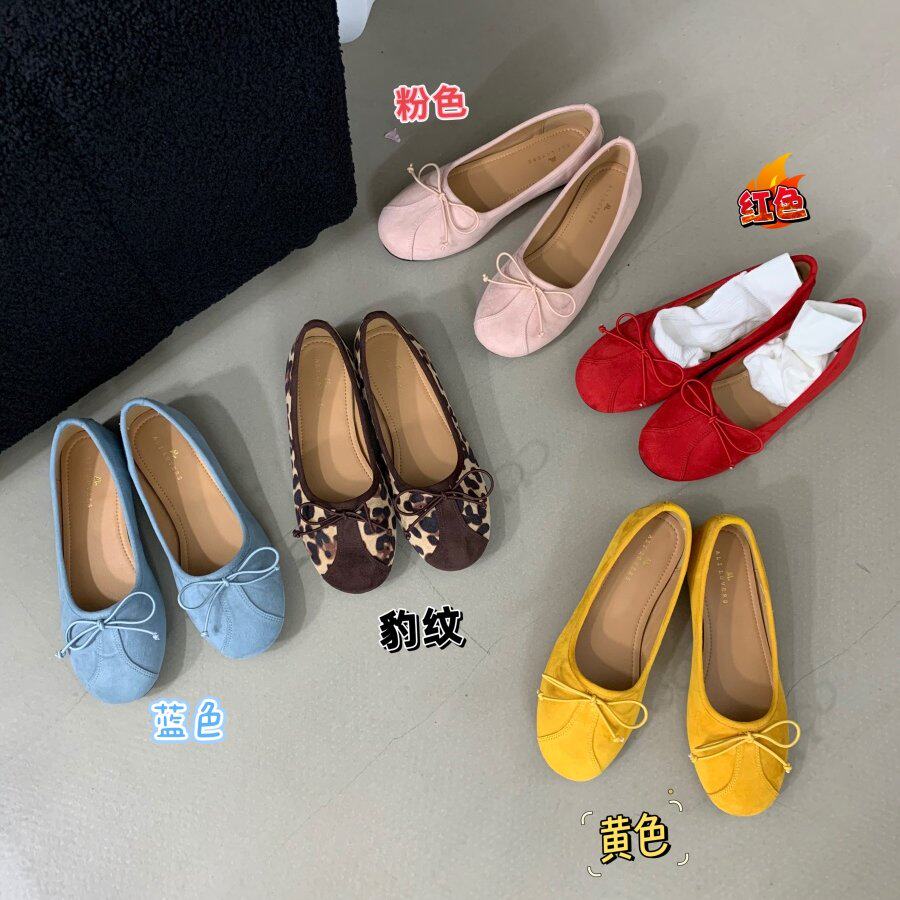 2026小香风配裙子气质软底单鞋女士秋冬温柔晚晚浅口平底鞋子