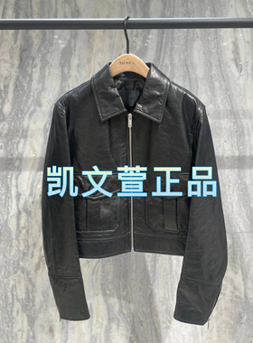 MBD3LET001-6999现货上新专柜正品2024年秋款皮衣外套