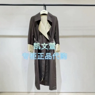 EBE3TRC010 2025秋季 新款 撞色风衣 3699现货上新专柜正品