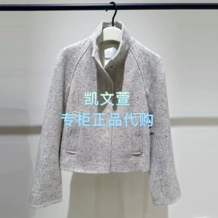 休闲粗花呢短外套 2025冬装 EBE4COT047 2999现货上新专柜正品