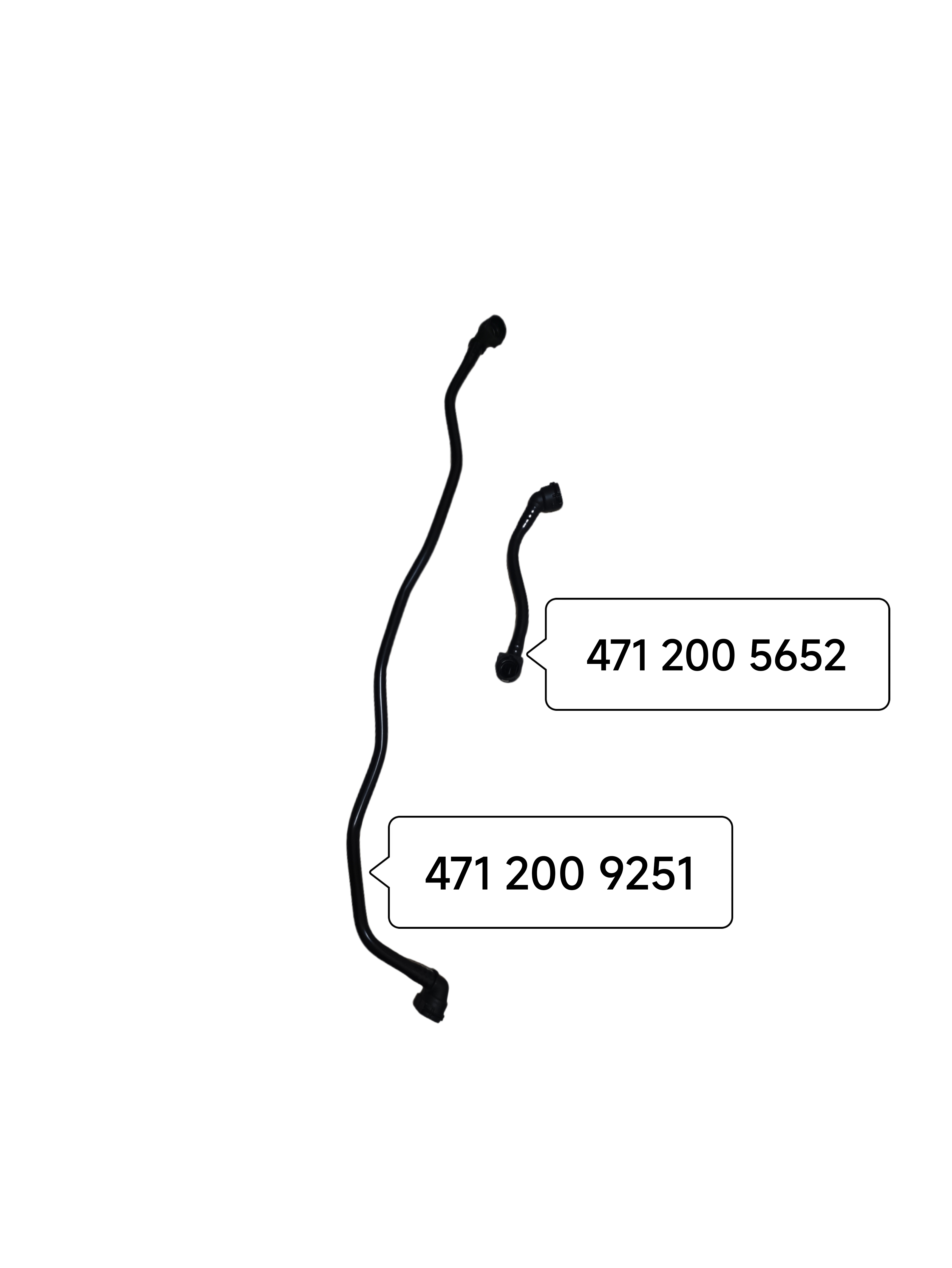 新款奔驰 物流车 打气泵水管A4712009251  A4712005652