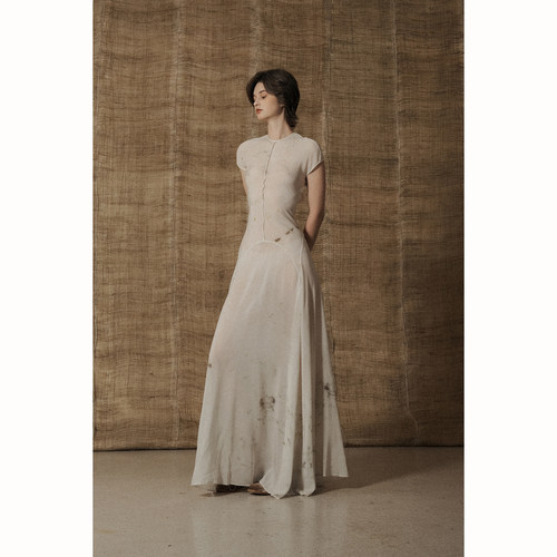 Mutedance 真丝连衣长裙