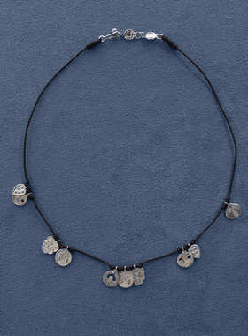 SALE E PEPE 纯银欢聚编绳项链