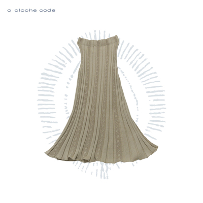o cloche code 26SS 浪花坑条上衣