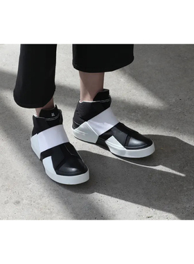 80%OFF nilos 撞色拼接弹力松紧带运动高帮鞋 日本 commonplace