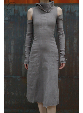 Marc Le Bihan 高领露肩连衣裙 21962系列