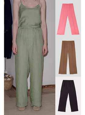 BASERANGE 亚麻抽绳休闲裤 TRDO系列集合 葡萄牙制