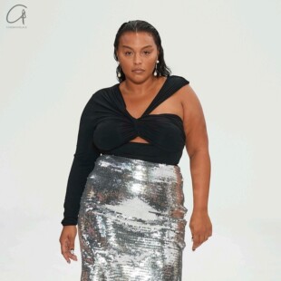 80%OFF Nensi Dojaka 机织单肩不对称褶皱上衣 commonplace