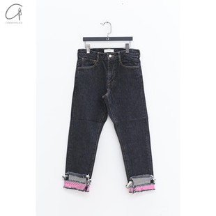 牛仔长裤 不规则条形码 日本 FACETASM 70%OFF