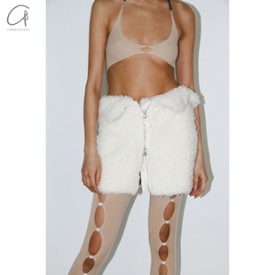 拉链毛绒短裙系列 Zhou 70%OFF Rui