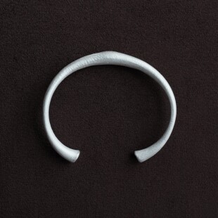 OLIO E ACETO  纯银贝纹细手镯