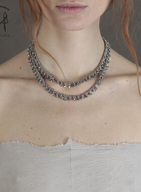 预 JEAN FRANCOIS MIMILLA 钢珠项链 手工 法国