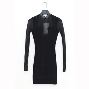 连衣裙 70%OFF 精致半透视褶皱罗纹长袖 Dojaka 阿尔巴尼亚 Nensi