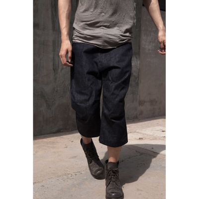 70%OFF A1923 重磅硬核生牛仔7分休闲裤 横截剪裁 commonplace 男