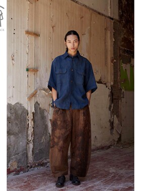 预 AVIVA JIFEI XUE  茧型长裤