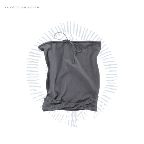 o cloche code 系带抹胸上衣