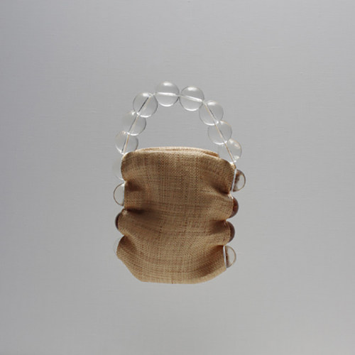 susanfang透明玻璃珠女士包袋