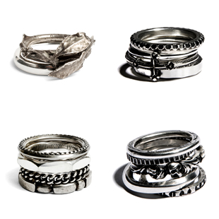 WERKSTATT MUNCHEN 925银 分拆组合戒指系列合集 德国高程度手工