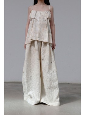 Mutedance  泡泡花纹手染休闲裤 CommonPlace品牌集合店