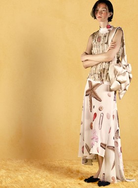 70%OFF CONSTANÇA ENTRUDO 印花长裙