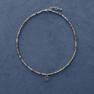 玛瑙纯银敬酒人串珠项链 PEPE SALE