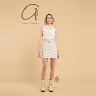 m.a+ Maurizio Amadei  无袖褶裥短款夹克/半裙 意大利 工匠