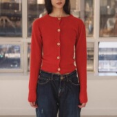 BASERANGE 法国 CARDIGAN动物纹针织开衫 25秋冬 TIER