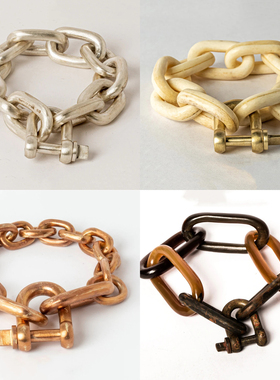 哑光手镯PARTSOFFOUR纯银