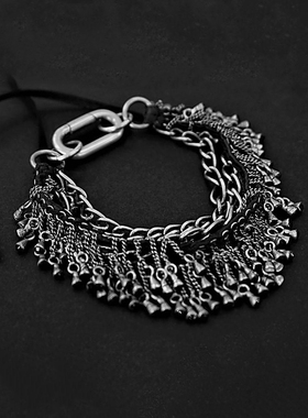 GOTI 袋鼠皮锆石手链 925银 BR1238 意大利