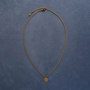 纯银 PEPE 镀金酒神泪滴吊坠项链 SALE