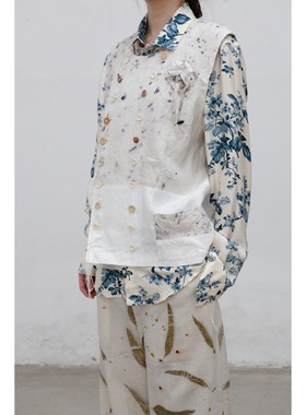 50%OFF ARCHIVIO J.M.Ribot  天然染色马甲 意大利