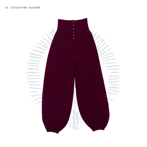 o cloche code 25秋冬 高腰灯笼裤