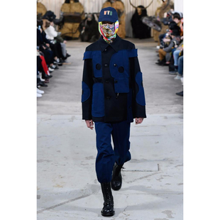 Beirendonck Van 黑色帅气系绳牛皮马丁靴 Walter 80%OFF